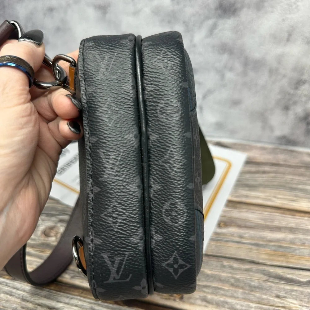 Louis Vuitton Monogram Eclipse Patchwork Amazone Sling Bag EUC​